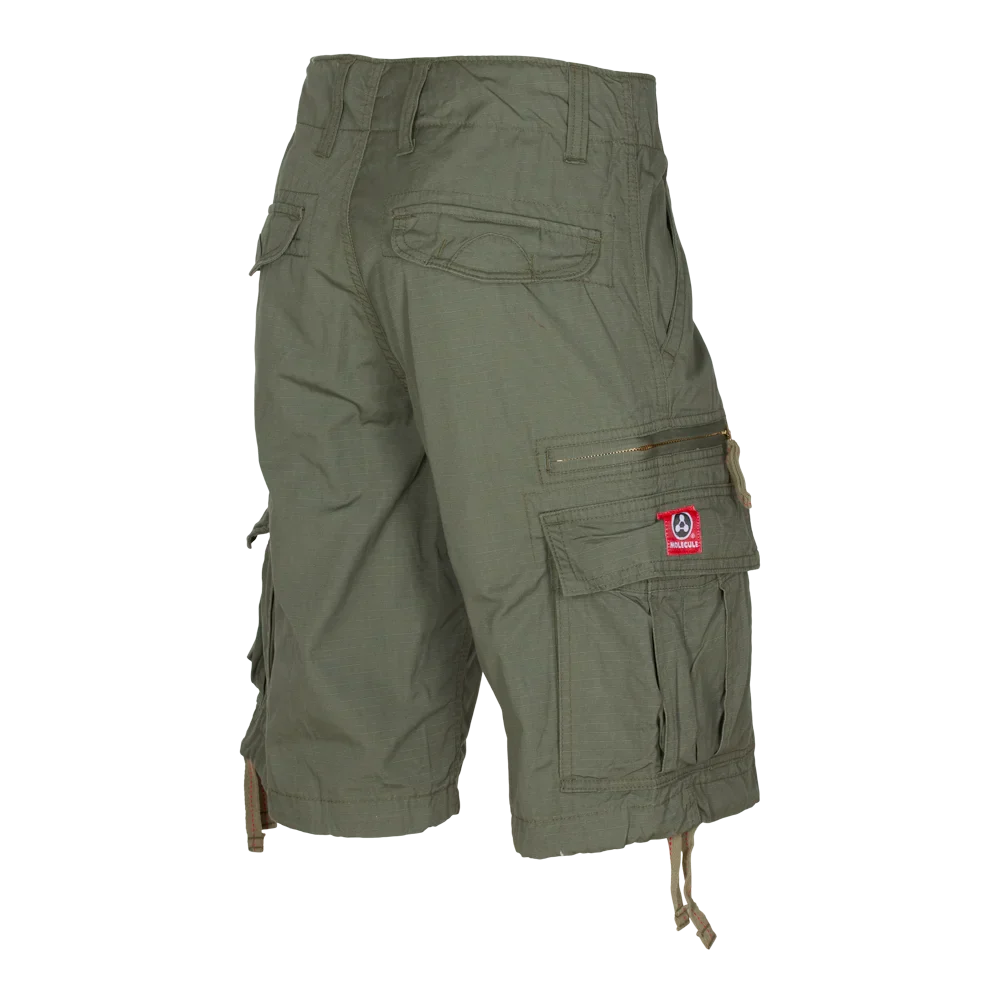 Molecule Dual Featherweights 'Olive Green'-Cargo shorts men / woman-Molecule-Molecule