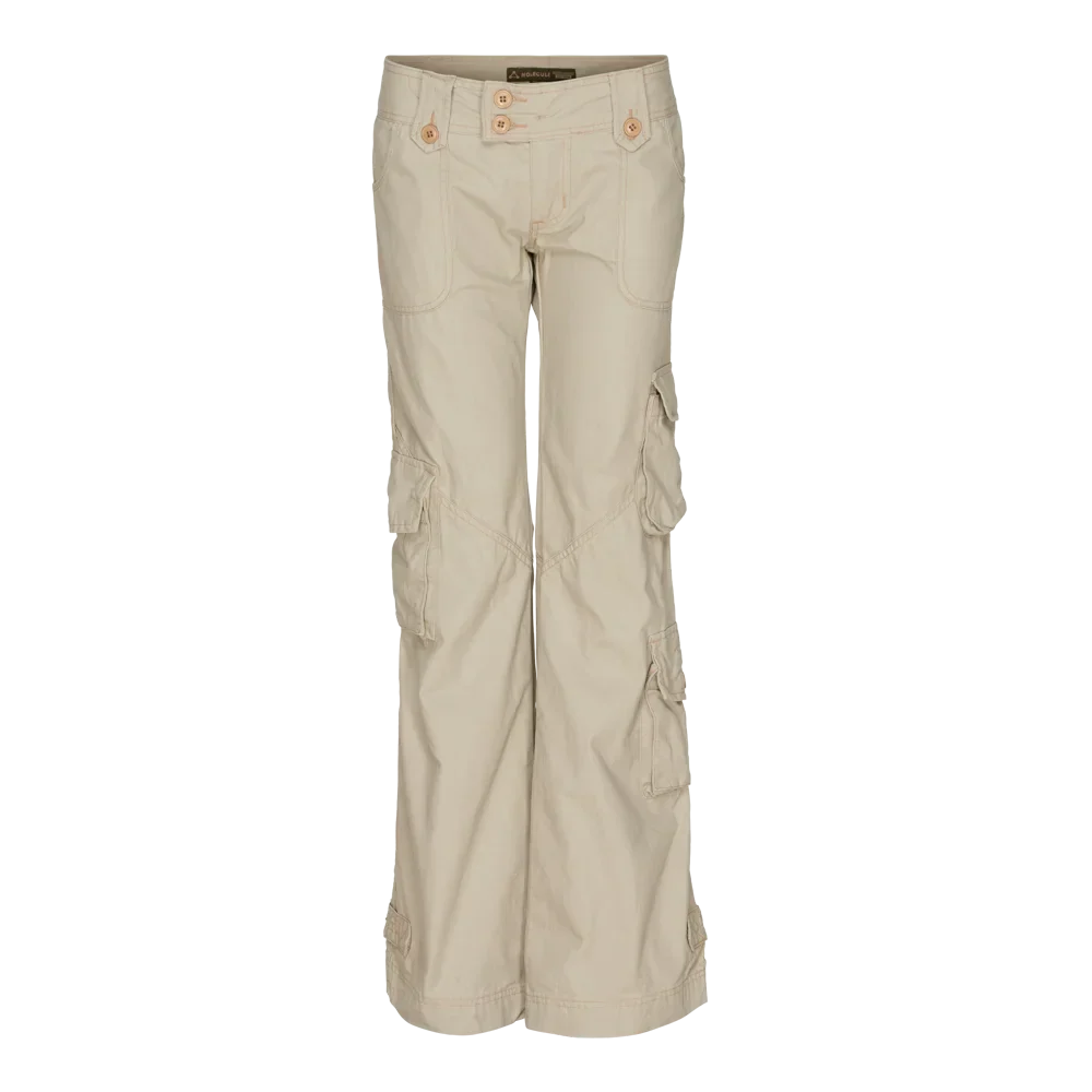 Molecule Low Cut Combats 'Beige'-Cargo pants woman-Molecule-Molecule