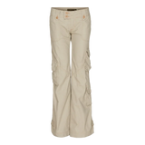 Molecule Low Cut Combats 'Beige'-Cargo pants woman-Molecule-Molecule