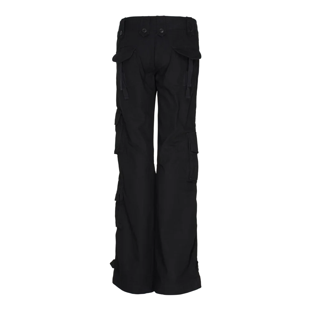 Molecule Low Cut Combats 'Black'-Cargo pants woman-Molecule-Molecule