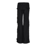 Molecule Low Cut Combats 'Black'-Cargo pants woman-Molecule-Molecule