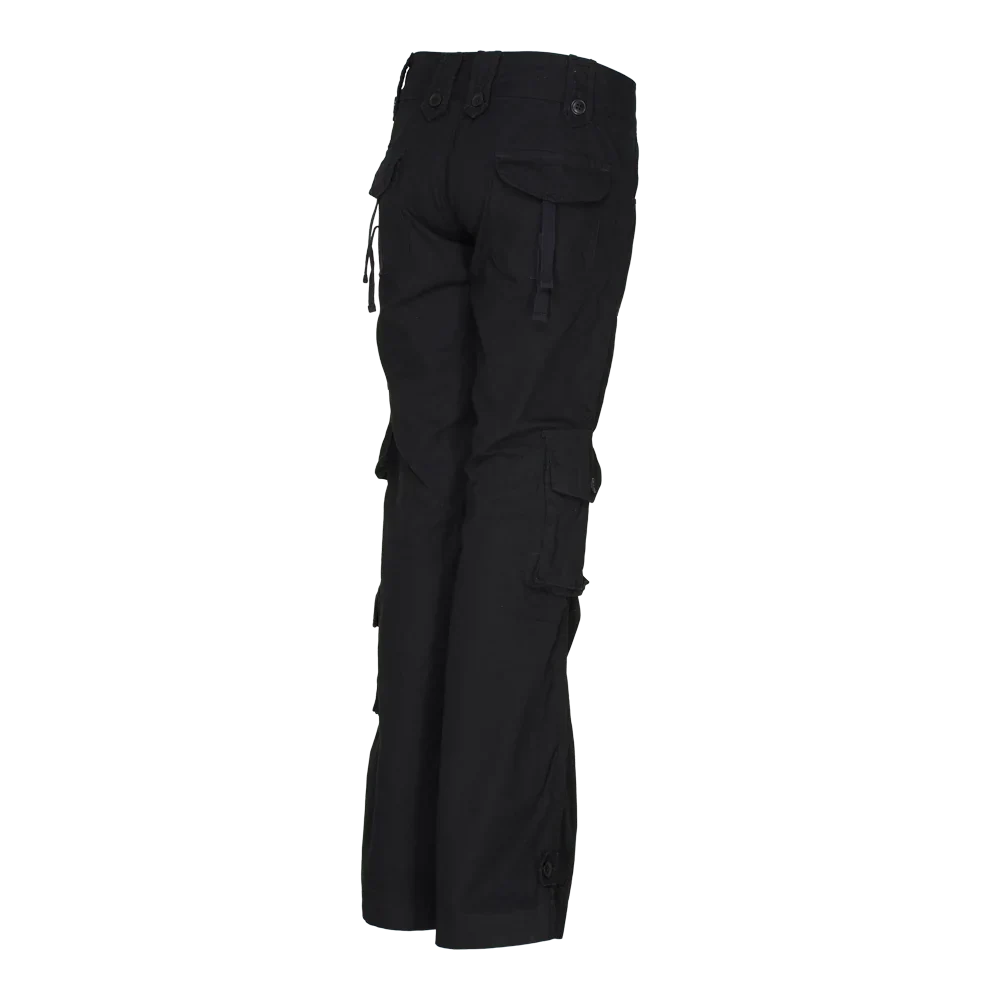 Molecule Low Cut Combats 'Black'-Cargo pants woman-Molecule-Molecule