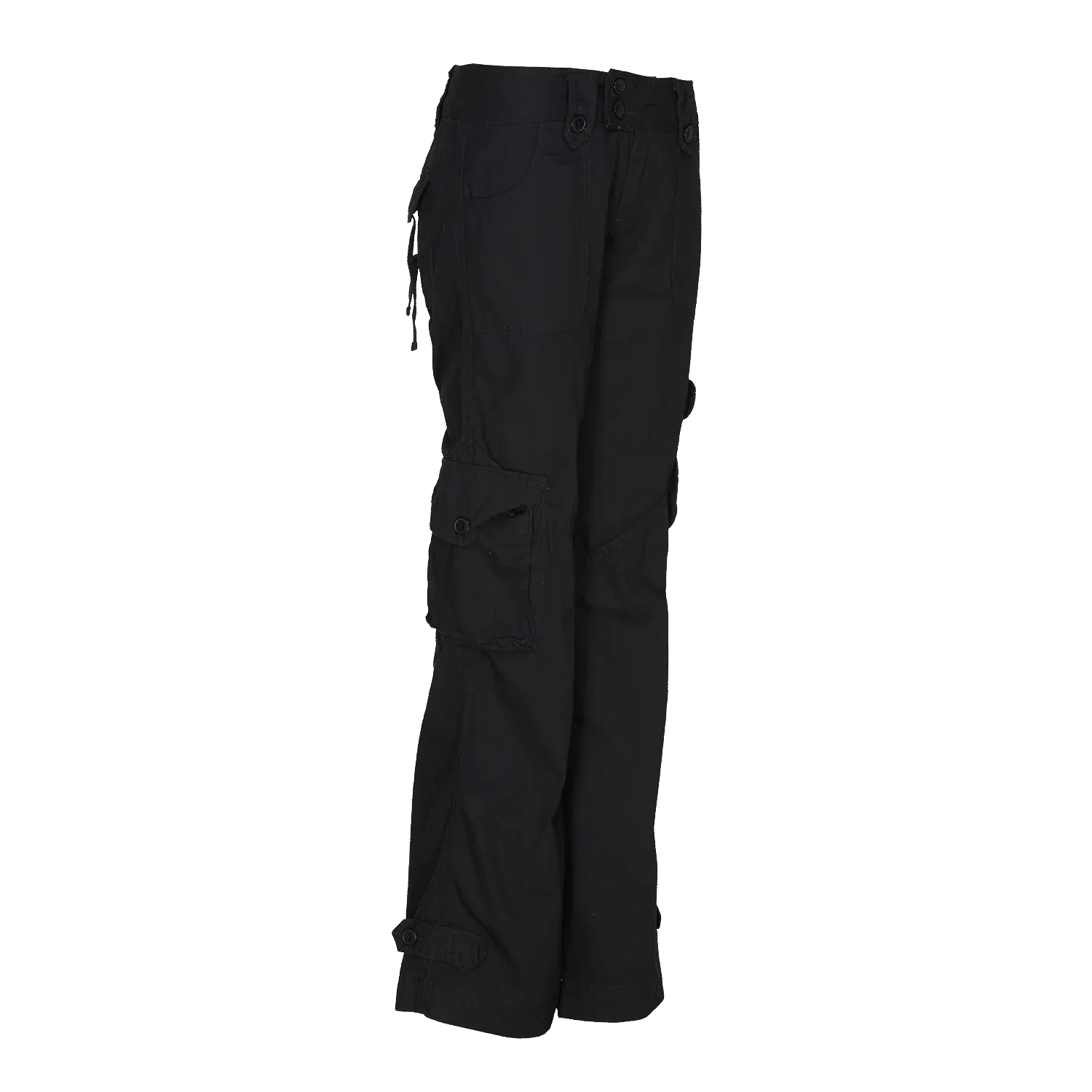 Molecule Low Cut Combats 'Black'-Cargo pants woman-Molecule-Molecule