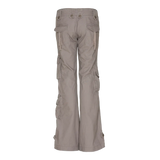 Molecule Low Cut Combats 'Grey'-Cargo pants woman-Molecule-Molecule