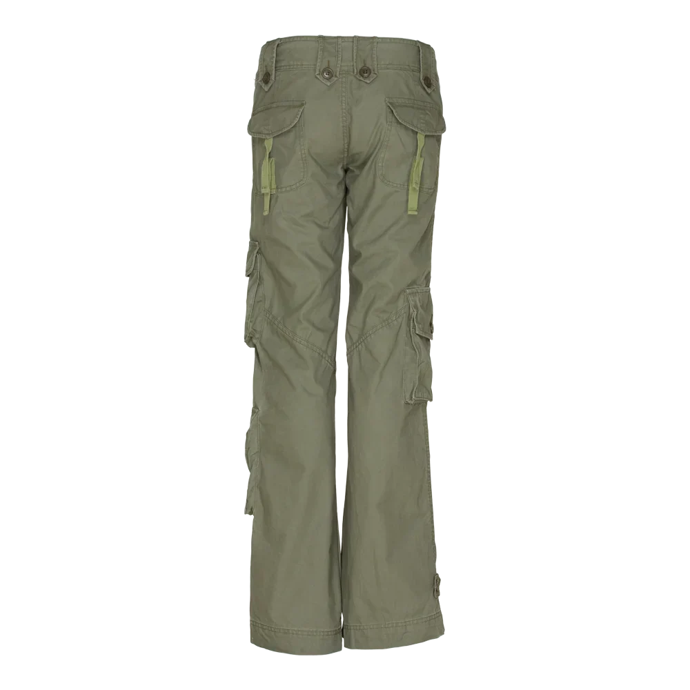 Molecule Low Cut Combats 'Olive Green'-Cargo pants woman-Molecule-Molecule