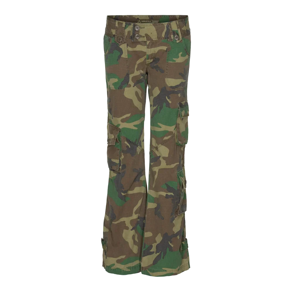 Molecule Low Cut Combats 'Woodland'-Cargo pants woman-Molecule-Molecule