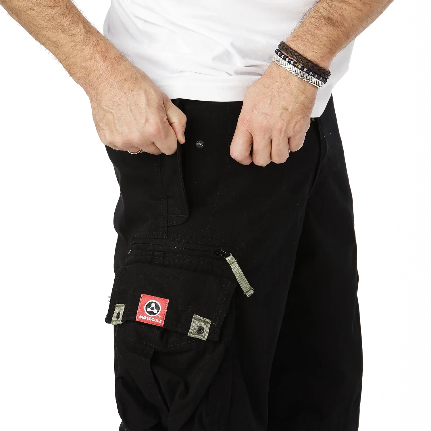 Molecule Originals 'Black'-Cargo shorts men-Molecule-Molecule