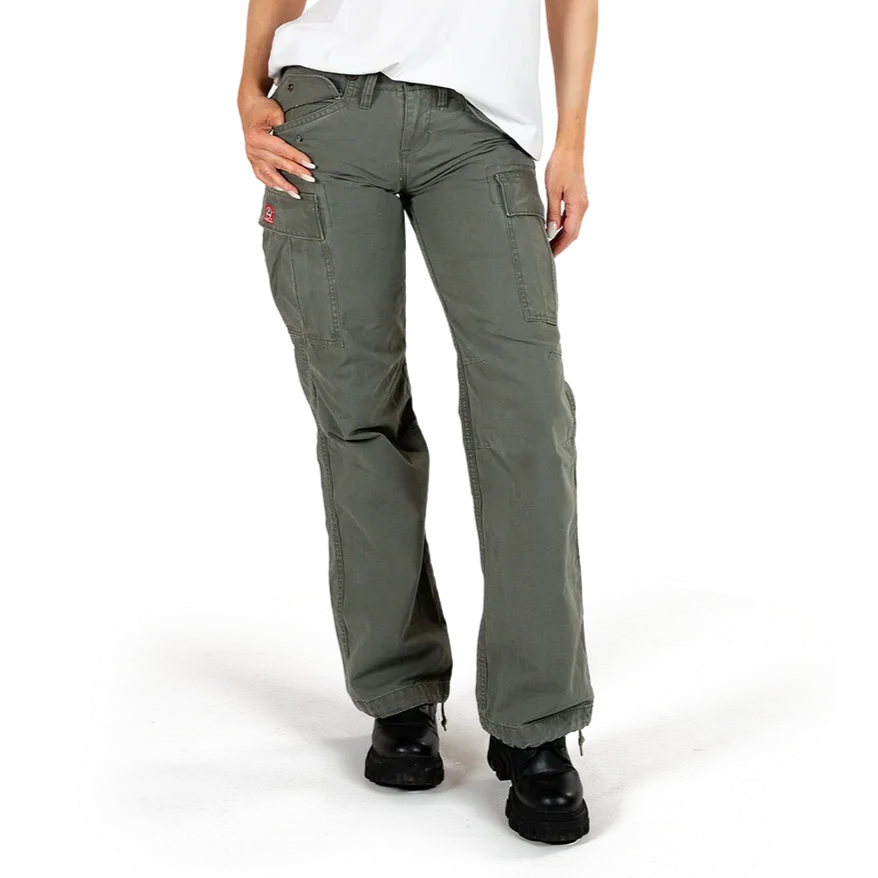 Molecule Riptail Combats 'Olive Green'-Cargo pants woman-Molecule-Molecule